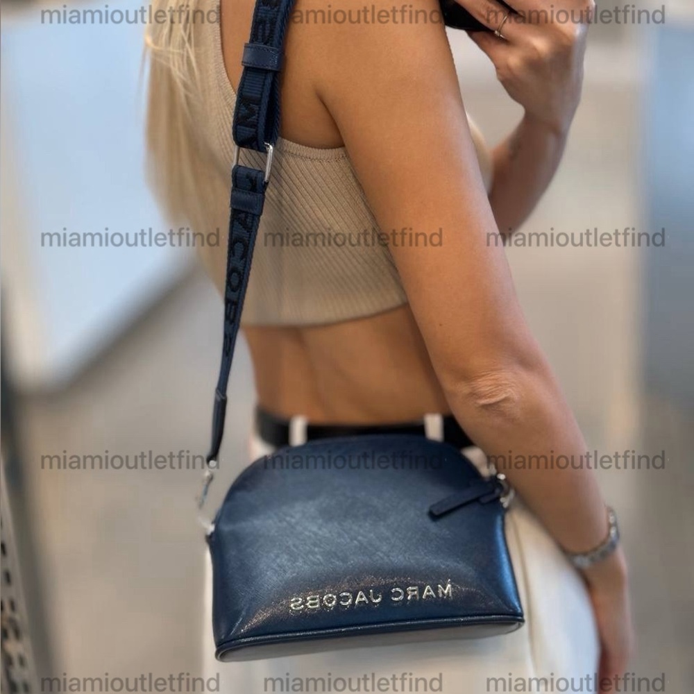 Marc Jacobs Women’s Leather Shoulder Bag Azure Blue New